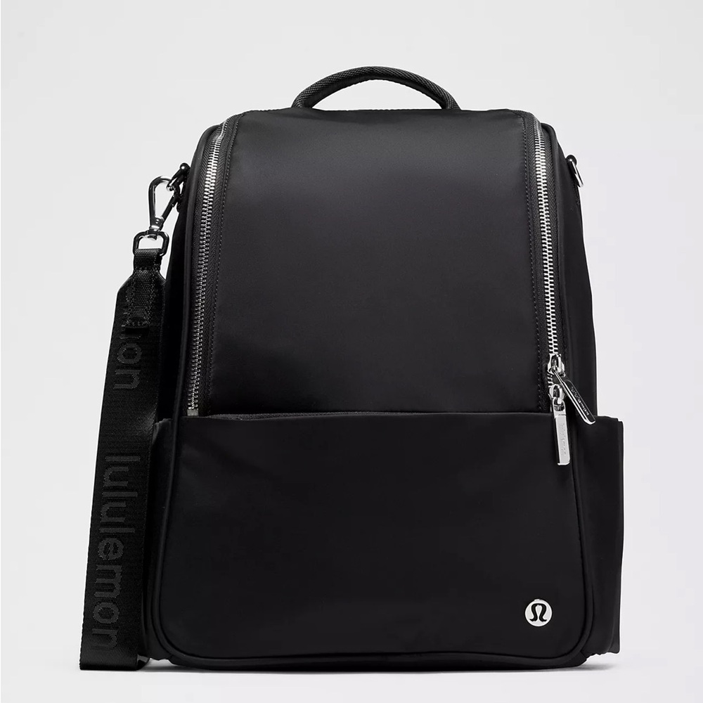 lululemon City Essentials athletica Black Backpack with Modern Design
